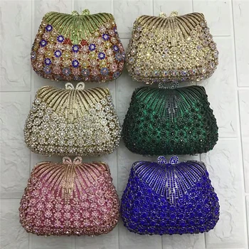Новейшая вечерняя сумочка с кристаллами, дизайнерский клатч в форме бабочки, сумки для выпускного вечера, сумочка-клатч с бриллиантами в виде животных, сумочка для вечеринки