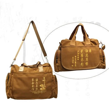 Высококачественная холщовая буддийская сумка shaolin monk zen buddha bag для медитации