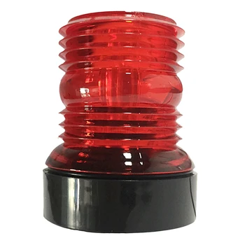 Красный якорный фонарь Круговой 360-градусный навигационный фонарь 12V LED для морской лодки, с проводом 120 см, защита IP56