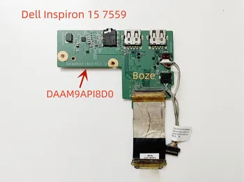 USB Аудио Плата ввода-вывода для Dell Inspiron 15 7559 DAAM9API8D0 0G5WGR CN-0G5WGR G5WGR 100% Протестирована