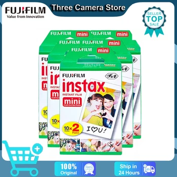 Fujifilm Instax Mini Film Белый 10 20 40 60 80 100 Листов Для Фотоаппарата Мгновенной Печати FUJI Fujifilm Mini 9 Mini 11 Instax Mini Film