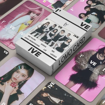 55 шт./компл. Альбом Kpop IVE Kitsch Lomo Cards I've IVE 2023 Новый Альбом IVE Photocards Подарок Для Коллекции поклонников LIZ Kpop