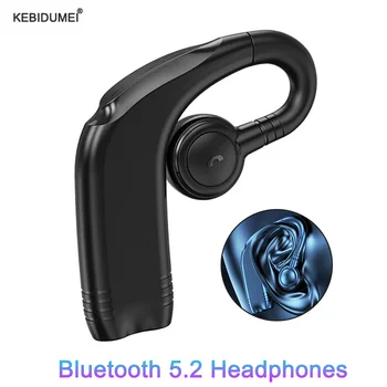 Бизнес-наушники с ушным крючком Bluetooth 5.2 Наушники Беспроводная гарнитура Hi-Fi Стерео с микрофонами для Xiaomi iPhone Samsung