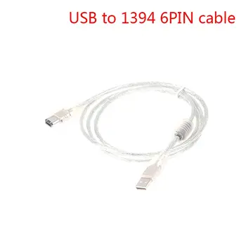1 X Firewire IEEE 1394 6-Контактный Штекер К USB 2.0 Штекерный Адаптер Кабель-Преобразователь Шнур