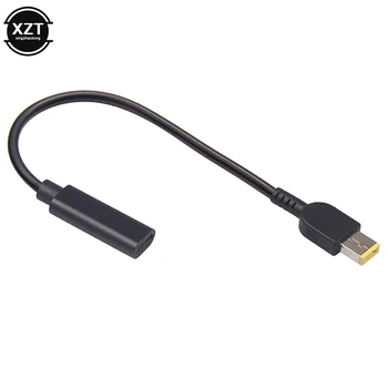 Кабель-адаптер USB 3.1 Type C от розетки к квадратному штекеру постоянного тока, соединительный кабель зарядного устройства PD для Lenovo Thinkpad USB C 11 * 4,5 мм для зарядки