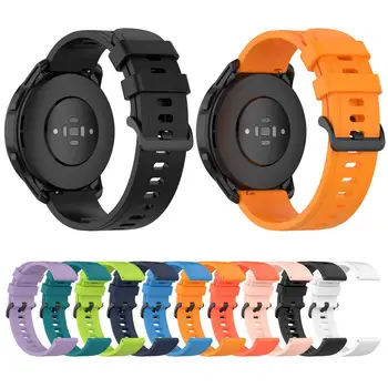 Для Xiaomi MI Watch S1 Active/Цвет часов 2 Ремешок для часов 22 мм Спортивный ремешок MI watch Силиконовый браслет Сменные Аксессуары Новинка