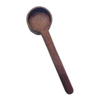 Деревянная ложка-совок Деревянная ложка для молотого кофе Houdian для отмеривания кофейных зерен цельных зерен молотых зерен или чая Home