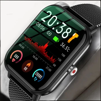 2023 Новые смарт-часы для мужчин с мониторингом сердечного ритма, Спортивные Фитнес-часы для мужчин и женщин, Монитор температуры тела, смарт-часы для Xiaomi IOS